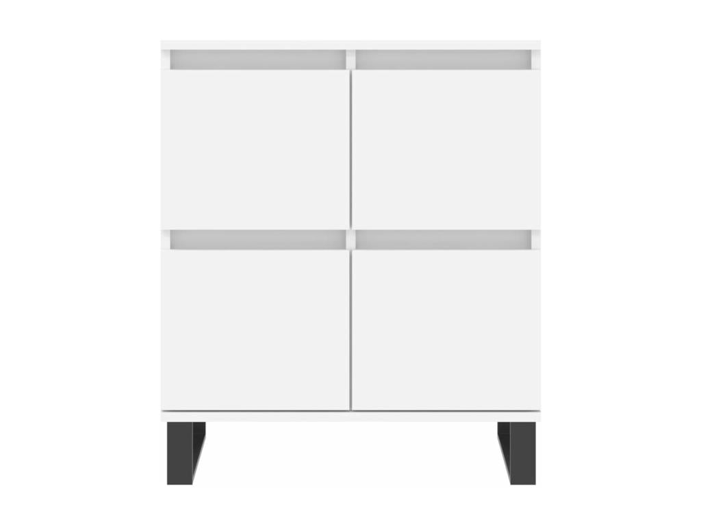 Buffets 3 pcs Blanc Bois d'ingénierie HTJY12082