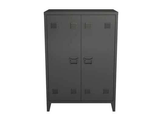 Casier de bureau armoire argentée 75x33x110 cm 03 0006335 BDAZ43012