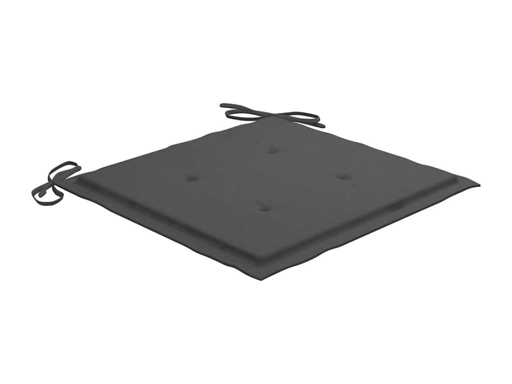 Chaises de jardin avec coussins lot de 4 Bois d'Domopure massif TJQQ71867