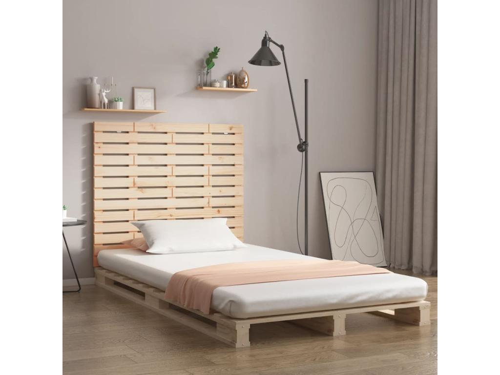 Tête de lit murale 96x3x91.5 cm Bois massif de pin ZRCG18216