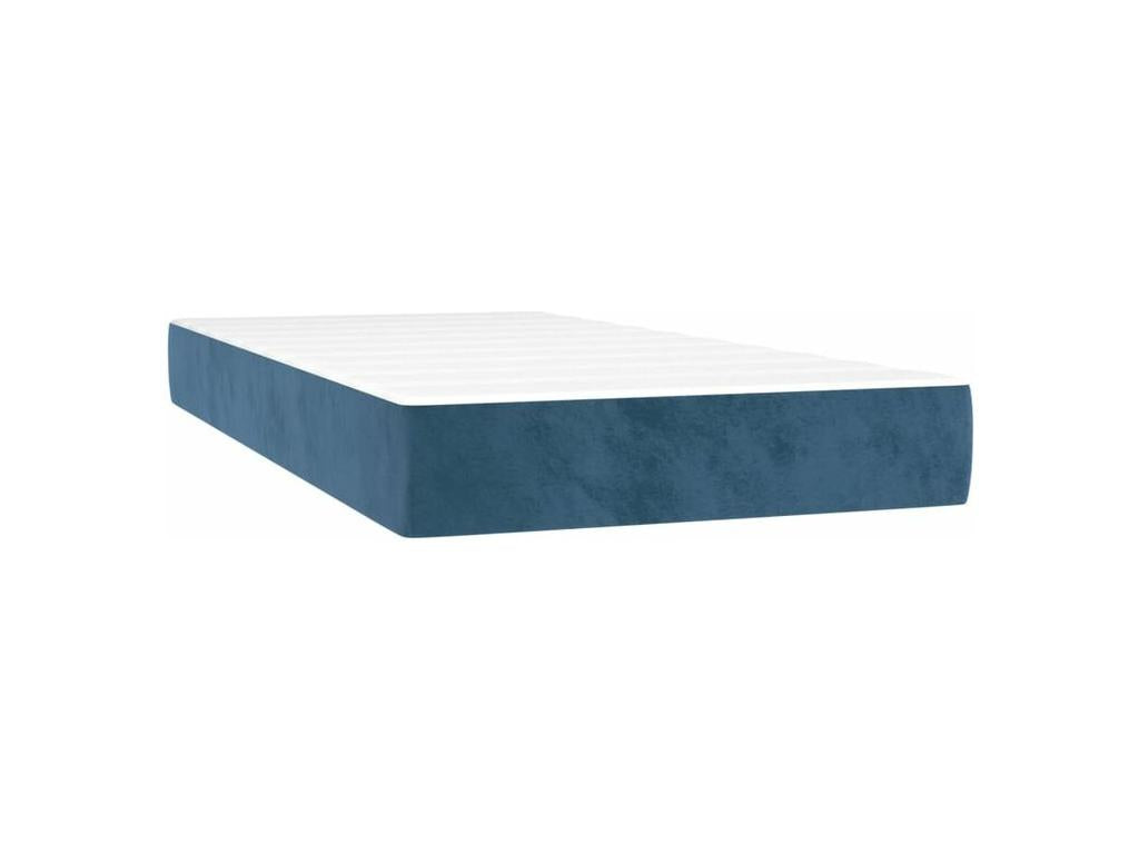 Sommier à Chicyla de lit avec matelas Bleu foncé 100x200 OULN96291