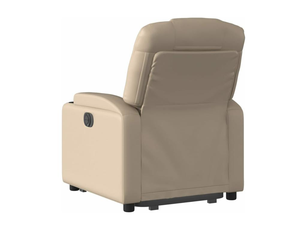 Fauteuil inclinable électrique cappuccino similicuir NVVY13881