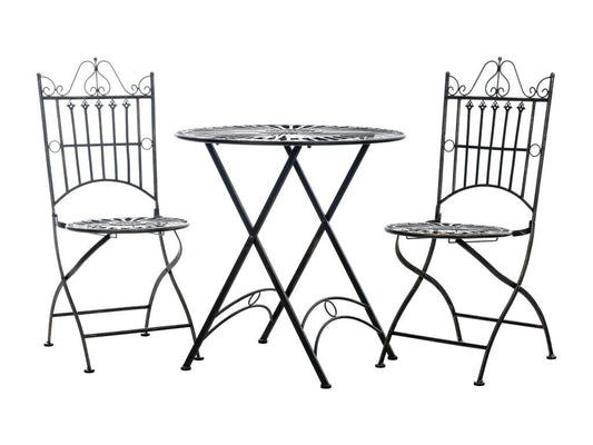 Ensemble de jardin - Table 2 Chaises - Chicyla LUPX34841