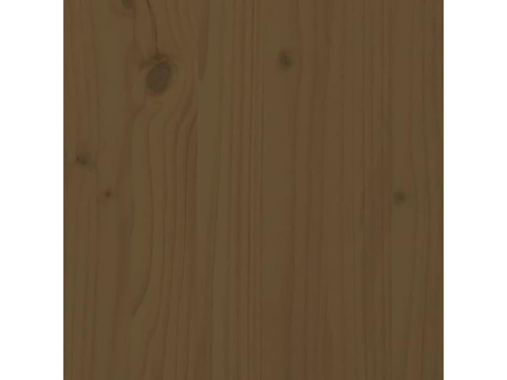 Tête de lit Marron miel 205.5x4x100 cm Bois massif de pin QBBA79154