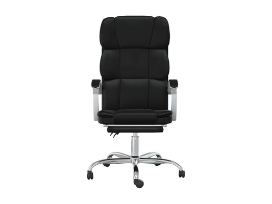 Black Faux Leather Reclining Office Chair CCIE27891