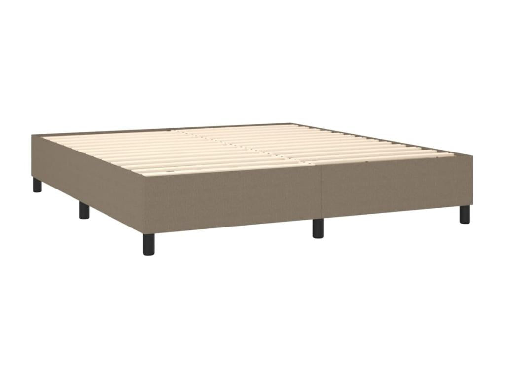 Sommier à Chicyla de lit et matelas et LED Chicyla 180x200 Tissu TENA04868