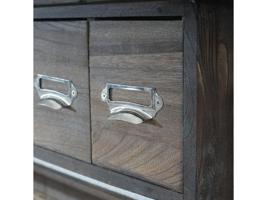 Chicyla-C49 5-drawer brown kitchen shelf EZAK56033