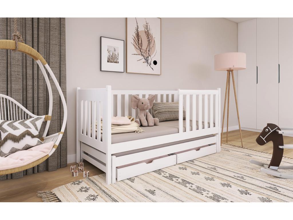 Lit enfant Chicyla KSB012 90x180 cm Blanc DDRT74158