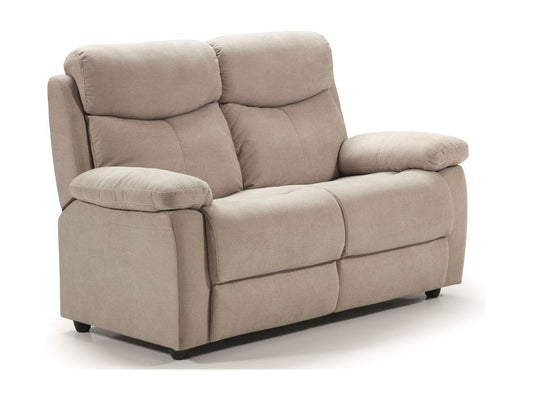 Chicyla fabric reclining sofa - Light Beige color - 2 fixed seater JZRI56425