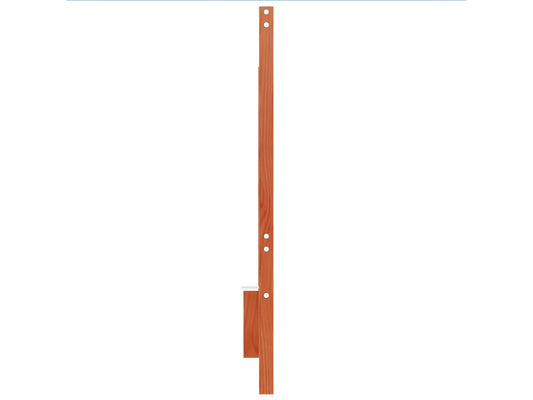 Tête de lit cire marron 135 cm bois massif de pin TWXX07952
