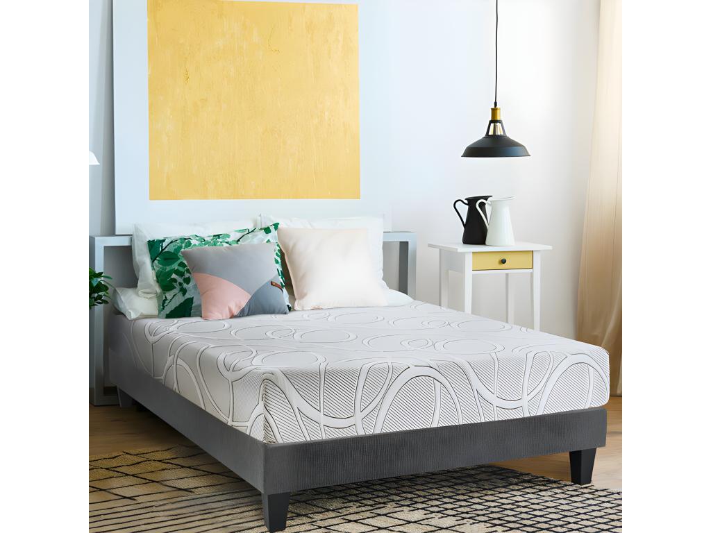 Matelas mousse à mémoire de forme 90x190 7 zones de confort l'adulateur BZFW10777