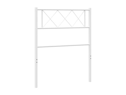 Tête de lit métal blanc 100cm PZQA60286