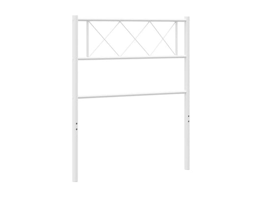 Tête de lit métal blanc 100cm PZQA60286