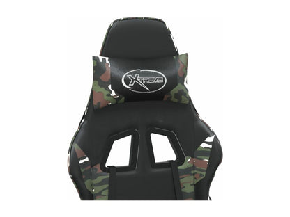 Chaise de jeu Noir et camouflage Similicuir KBZV09758