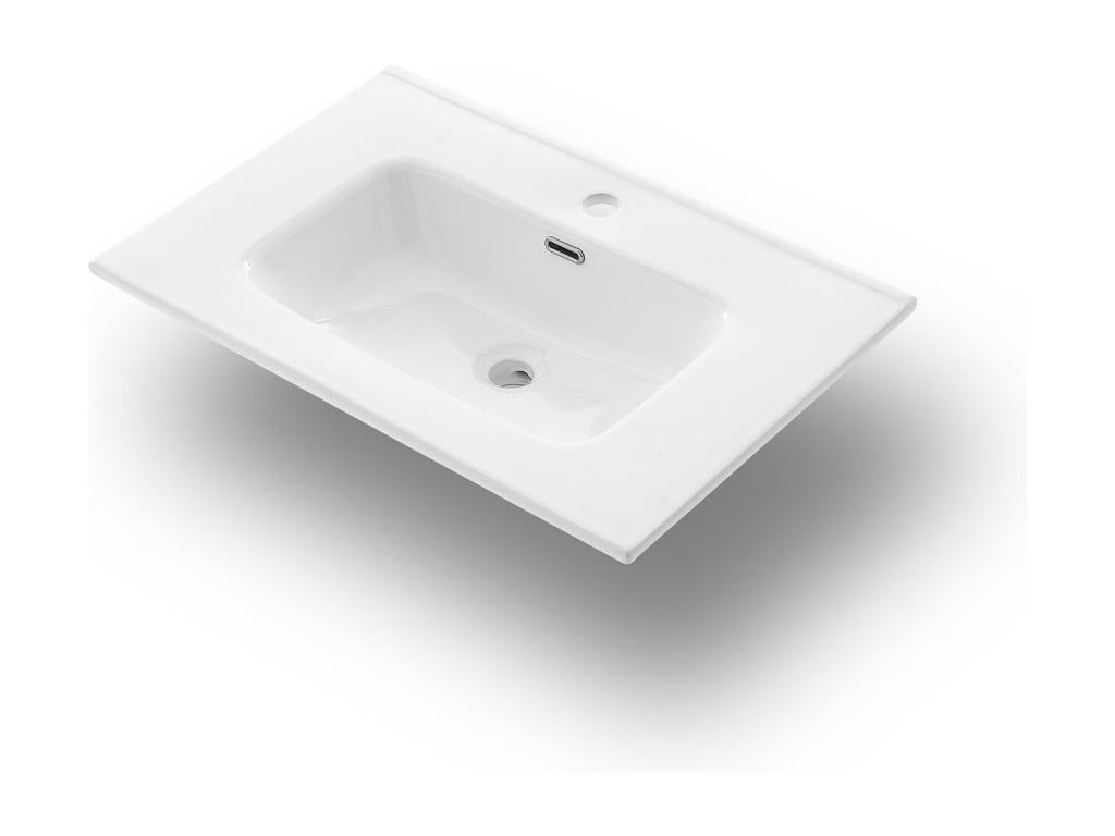 Ensemble de salle de bain 4 pièces Domopure pin arctique WOZY63253