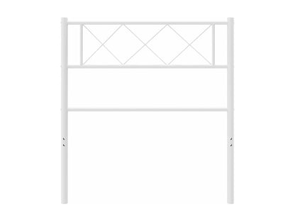 Tête de lit métal blanc 100cm PZQA60286