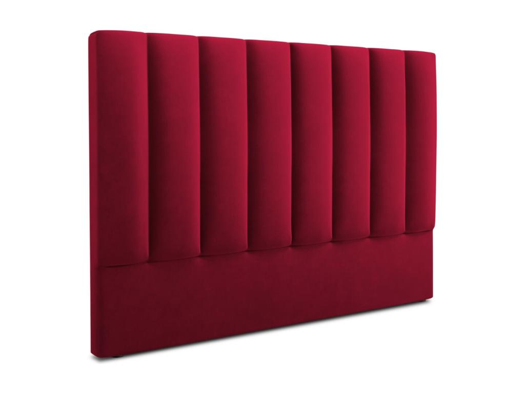Domopure - Tête de lit Domopure 180x120cm en velours rouge - 180x8x120cm XAQX70769
