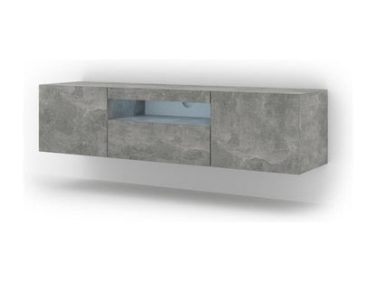 Meuble Tv AURA RTV150 3D 150x37x42 Gris QLYY36762