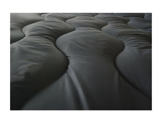 ABEIL Couette BiCouleure - 220x240 cm - Blanc et gris RBLB92079