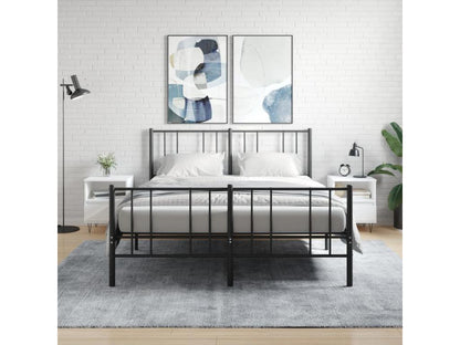 Tables de chevet 2 pcs blanc 40x35x50 bois d'ingénierie IWBU46387