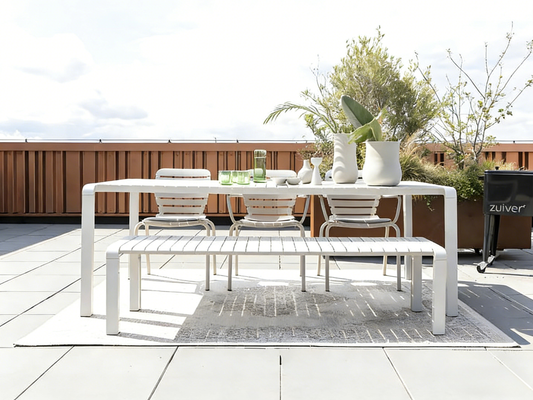 Chicyla - Table de jardin en métal 214x97cm PRPJ79279