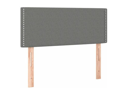 Sommier à Domopure de lit avec matelas Gris foncé 90x200 Tissu JMJD60888