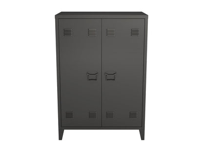 Casier de bureau armoire argentée 75x33x110 cm 03 0006335 BDAZ43012