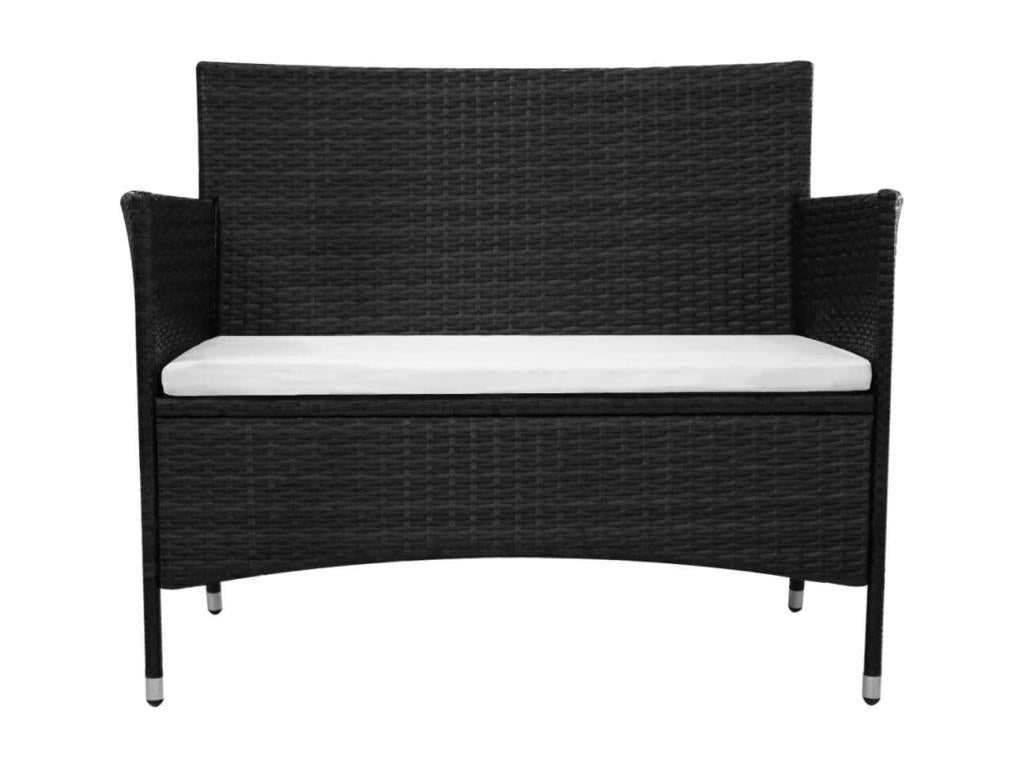 Banc de jardin meuble résine noire 100x58x84 cm 02 0011144 YREZ09062