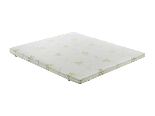 Domopure - surmatelas à mémoire de forme - hauteur 5 cm - déhoussable en aloe Domopure 140x190 OZPV49974
