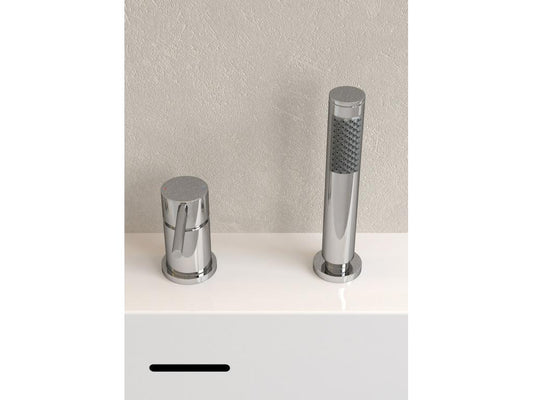 Mitigeur de bain sur plage 3 trous Chromé - Domopure FOQS98362