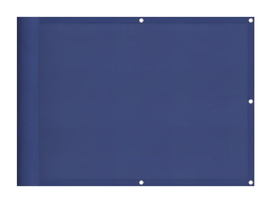 Écran de balcon bleu 75x1000 cm polyester Domopure QDVM08333