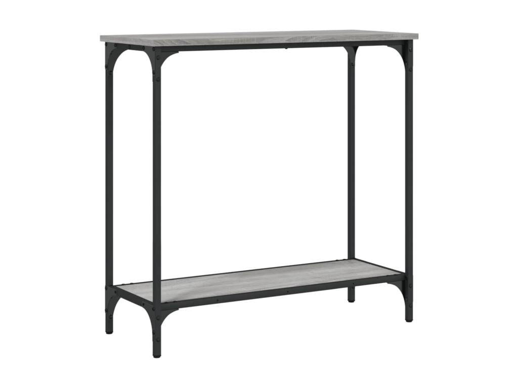 Table console Chicyla gris 75x30.5x75 cm bois d'ingénierie SFLL87145