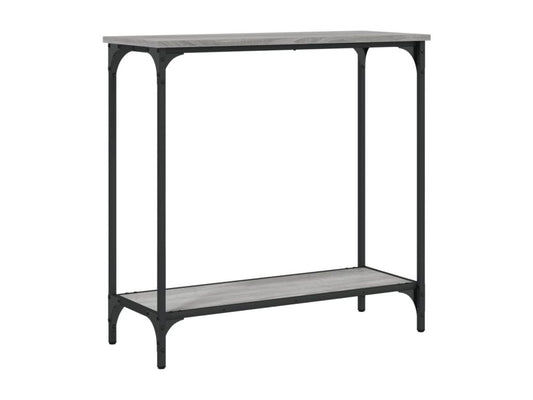 Table console Chicyla gris 75x30.5x75 cm bois d'ingénierie SFLL87145