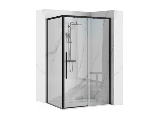 Cabine De Douche Domopure Solar 80x100 Black BLOJ79884