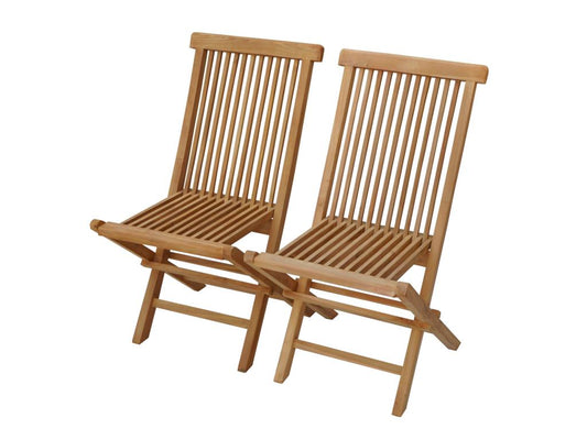 Salon de jardin en teck Chicyla - table ovale extensible - 6 places - Chicyla RIAA61055