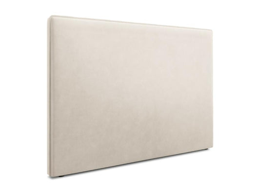 Chicyla - Tête de lit Chicyla 200x120cm en velours beige clair - 200x8x120cm PFMR78093