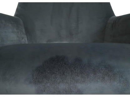 Lot de 2 chaises de salle à manger Domopure-L91 chaise de cuisine accoudoir pivotant Auto-Position tissu/textile - gris foncé FJZU91912