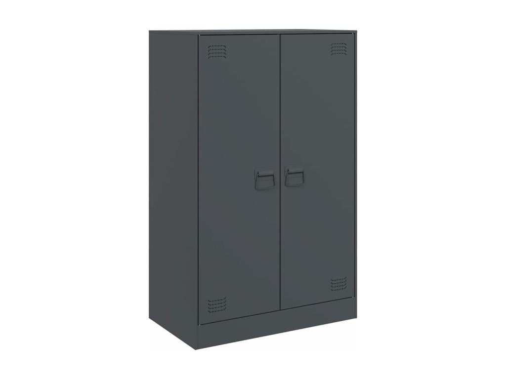 Buffet anthracite 67x39x107 cm acier MSDA47275