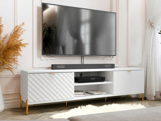 Meuble TV Chicyla V103 Blanc 180x50x42cm MJYQ55839