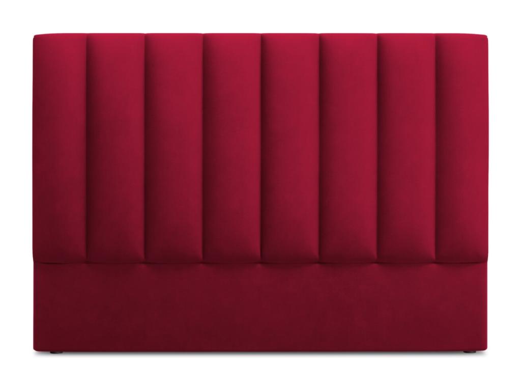Domopure - Tête de lit Domopure 180x120cm en velours rouge - 180x8x120cm XAQX70769