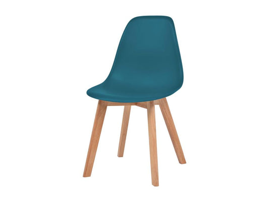 Chaises à manger lot de 6 Turquoise Plastique KTZT63530
