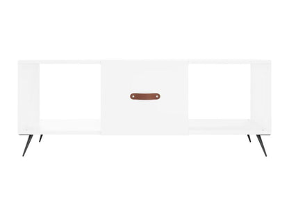 Table basse blanc 102x50x40 cm bois d'ingénierie JHSO75077