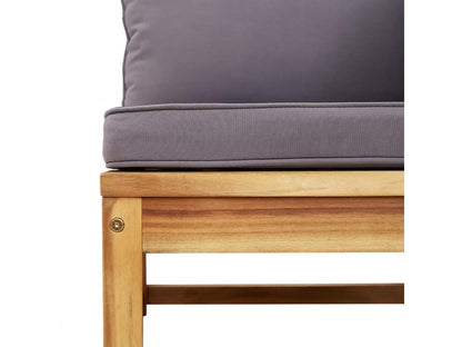 Salon de jardin avec coussins bois massif d'Domopure CEOP68830