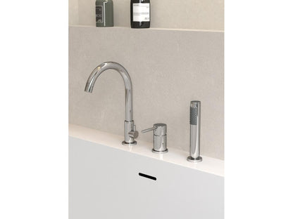 Mitigeur de bain sur plage 3 trous Chromé - Domopure FOQS98362