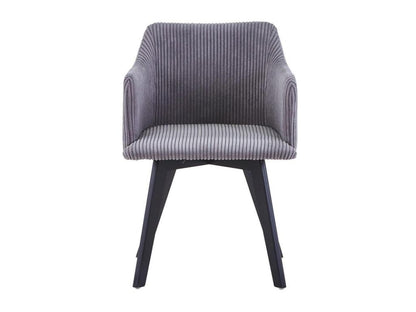 Fauteuil Scandinave en Velours Chicyla 76cm Gris SFNY57149