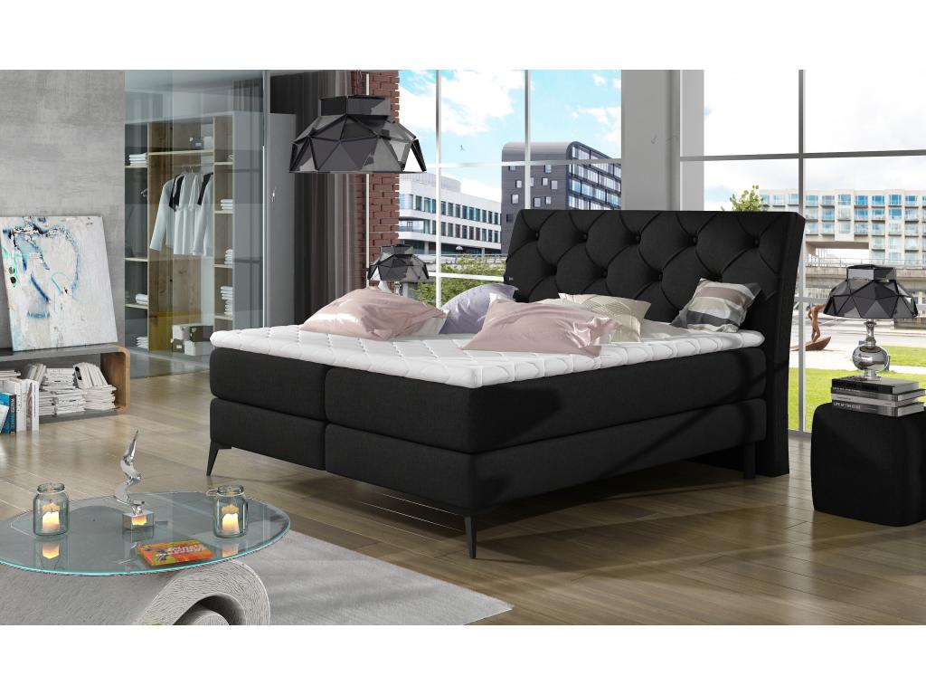Chicyla Spring Lit Mudryc S 140x200 /Tissu-Noir BOOH17642