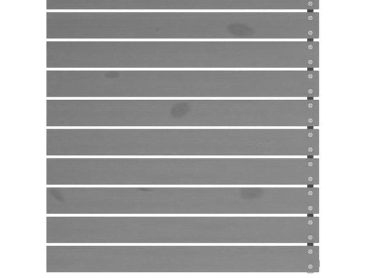 Canapé central de jardin Gris Bois de pin massif 2 TDSY07062