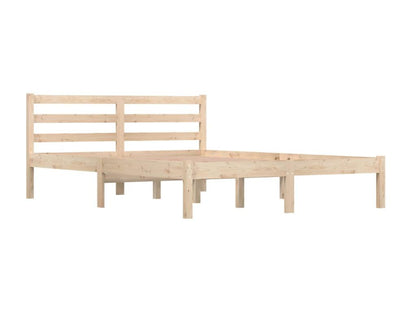 Lit Bois de pin massif 135x190 Double TYOM14099