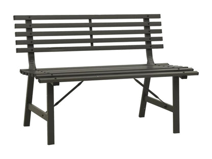 Banc de jardin meuble noire 110x59x76.5 cm 02 0011166 TGWB59652