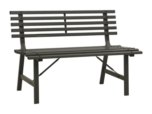 Banc de jardin meuble noire 110x59x76.5 cm 02 0011166 TGWB59652
